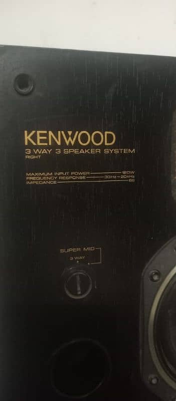 Kenwood speakers S-V 77 E Made in Japan good condition 4