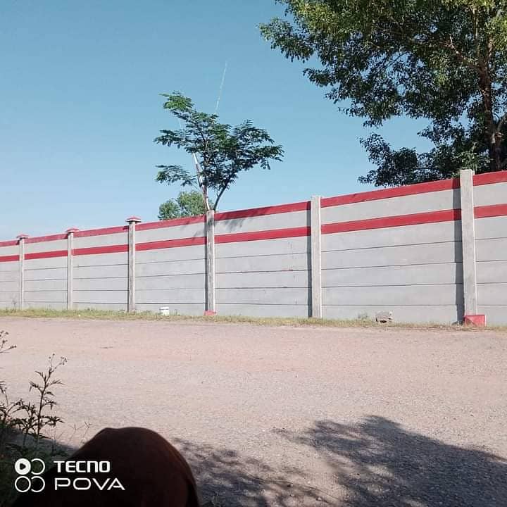 precast boundary wall/ boundary wall/Girders, slabs, control shed roo 4