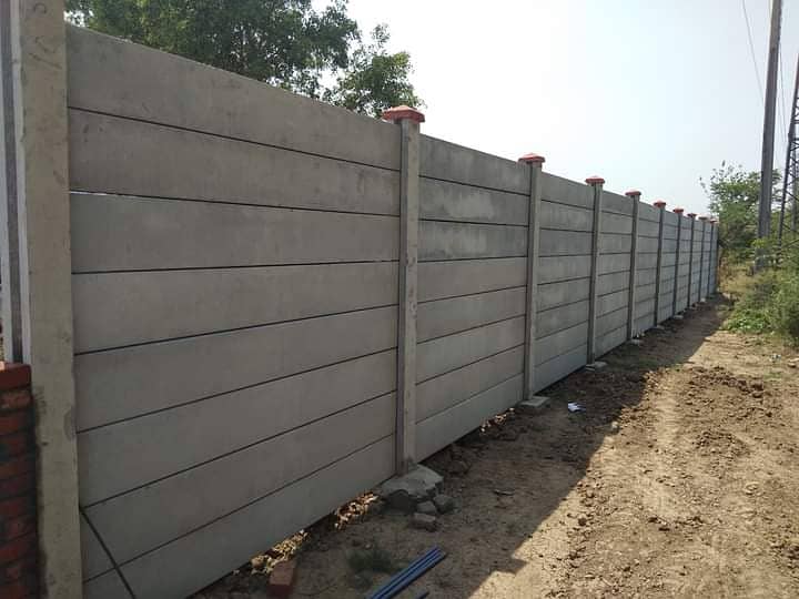 precast boundary wall/ boundary wall/Girders, slabs, control shed roo 12
