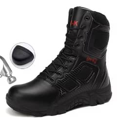 Outdoor Waterproof Safety Shoes Steel Toe Cap Men's Boots. Size 46