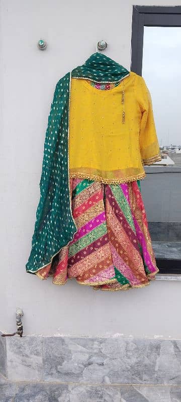 lehnga with kurty with dubatta 1