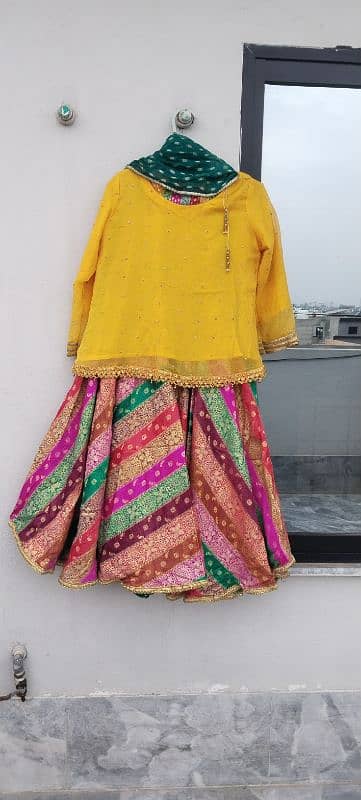 lehnga with kurty with dubatta 3