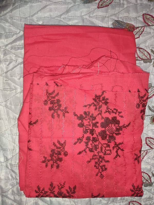 embroided 2 piece lawn dresses for sale 9