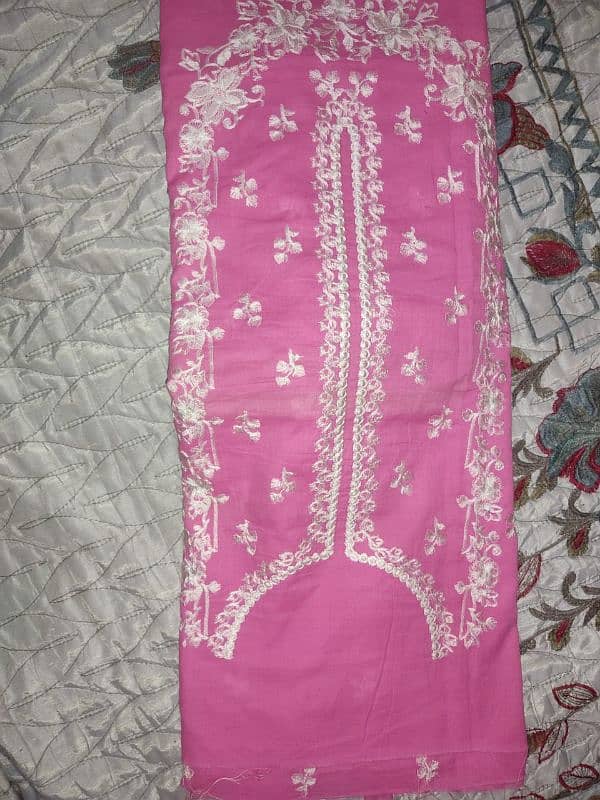 embroided 2 piece lawn dresses for sale 10