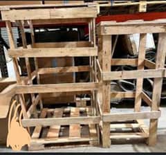 wooden crates of different sizes fridge n furniture packing