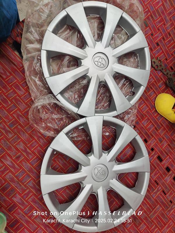 wheel cap and car cover model vitz 1