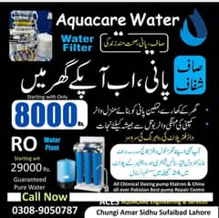 RO Water Filter plant Installation & maintenance Services