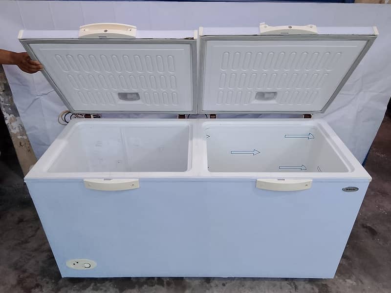 Waves  D freezer doubel door large size cool bank   (0306=4462/443) C 6