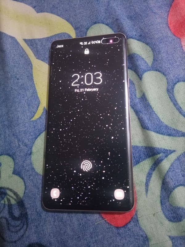 Samsung s10 5G patched glass break ha side sy no dot 1