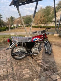 Honda 125 Red Colour 2023