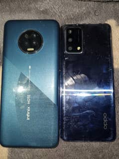 oppo F19 or infinix note 7