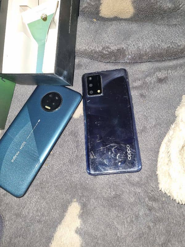 oppo F19 or infinix note 7 1