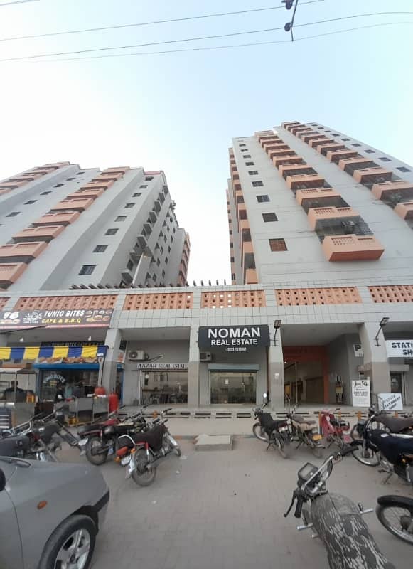 A Perfect Flat Awaits You In Grey Noor Tower & Shopping Mall Karachi 19