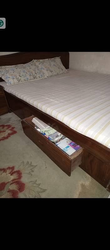 Solid Wooden Bed For Sale 3