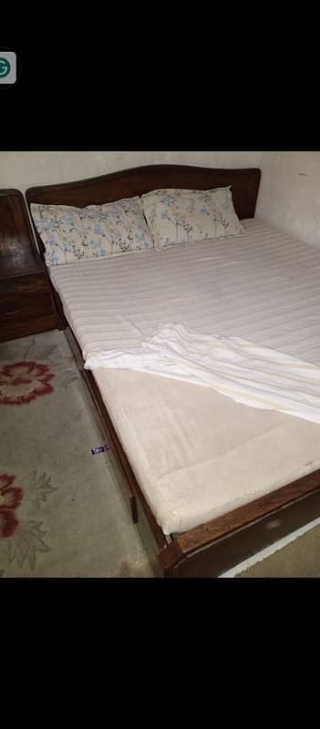 Solid Wooden Bed For Sale 6