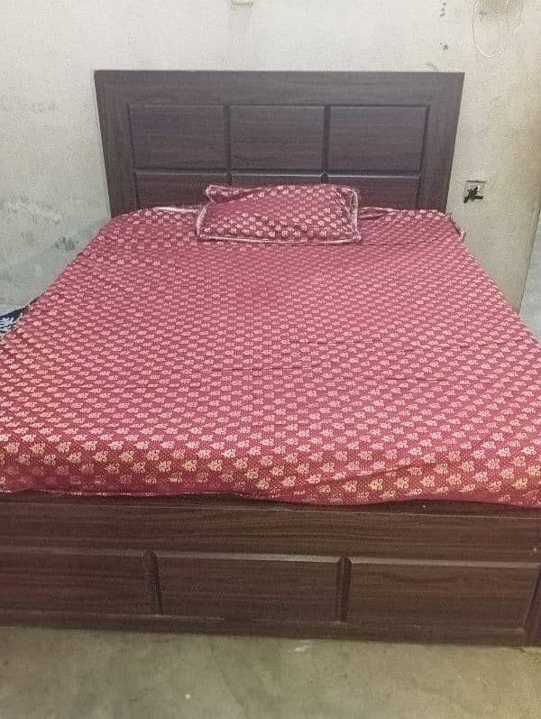 Almost New Bed With Mattress 1