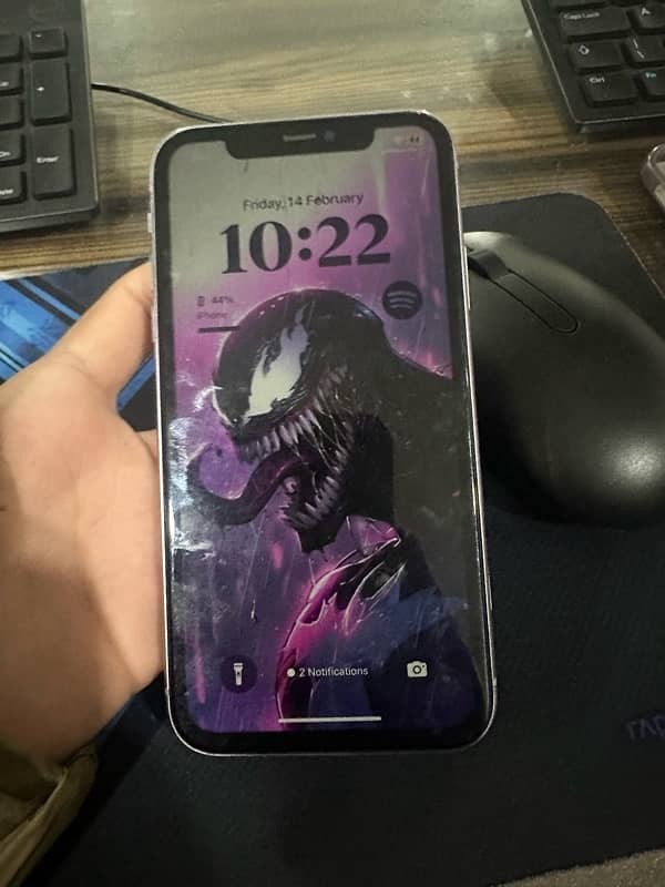 Iphone 11 ( Sim working ) | 128GB |  Purple Color | 8