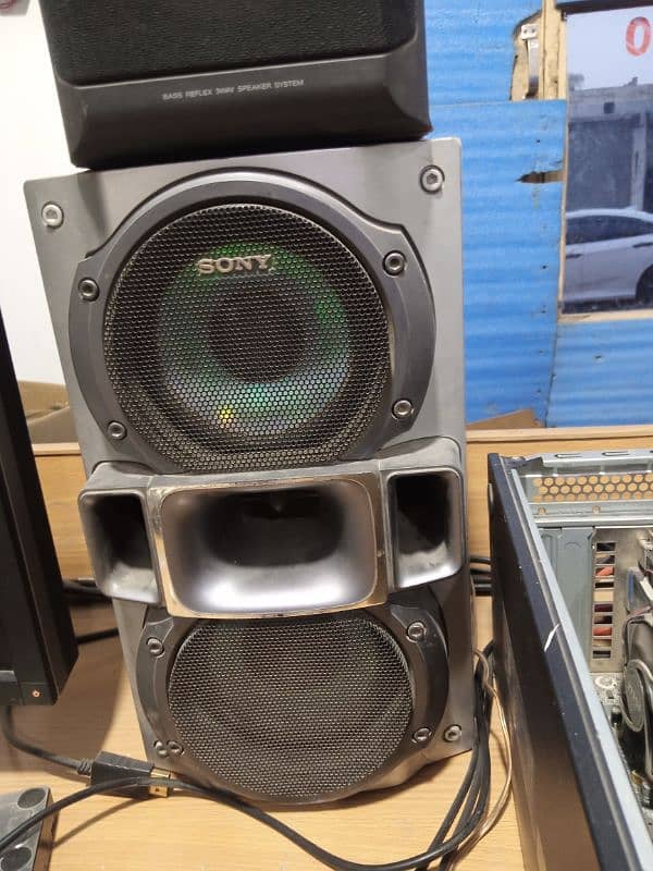 Sony Japan Studio speakers 4 Pieces with amplifier 12