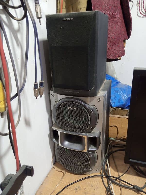 Sony Japan Studio speakers 4 Pieces with amplifier 13