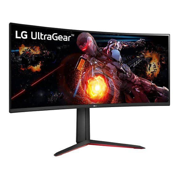 LG 34″ 34GP63A-B UltraGear™ Curved QHD HDR 10 160Hz Gaming Monitor 1