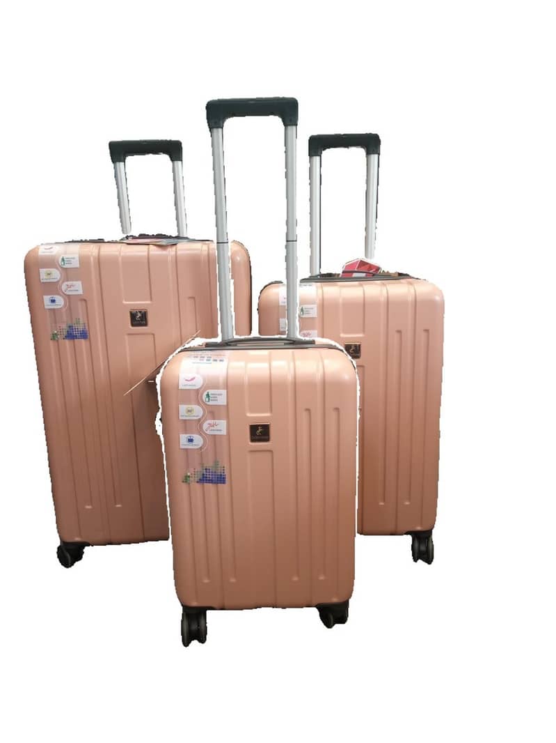 Luggage Bag | Travel Suitcase | Rolling Trolley Bag | Hard Shell | E-3 4