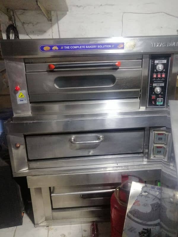 Burger grill deep fryer deck oven hot plate use new fast food machiner 5