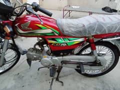 HONDA CD 70 2022 GENUINE CONDITION Karachi no Transfer must