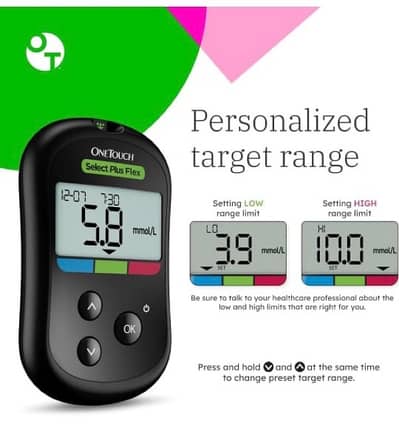 one touch select plus flex /suger check digital machine
