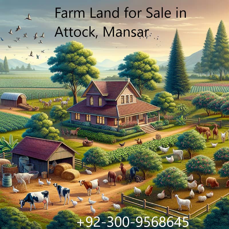 Agricultural Land (565 Kanal) with Citrus Orchard & Double-Story Farmhouse 7