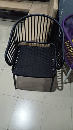 Metal and Roop chair