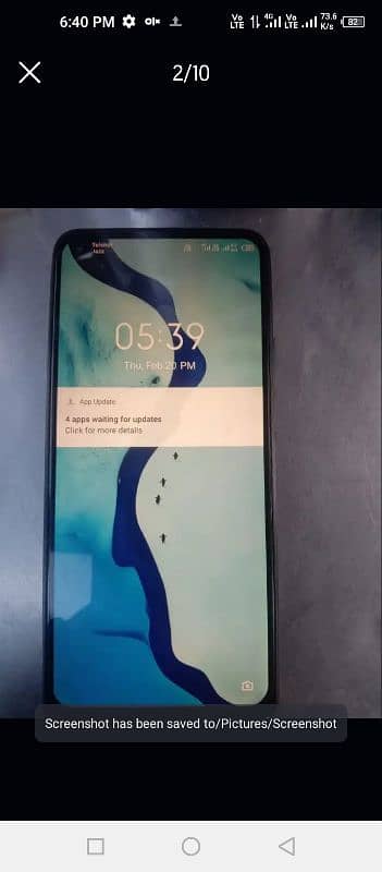 infinix hot 10  4/128 gb 10