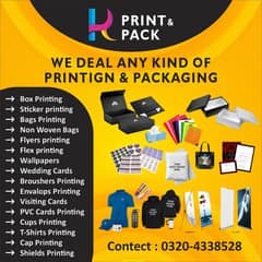 Printing Services, Print & Pack, Graphic Design, Labels & Stickers