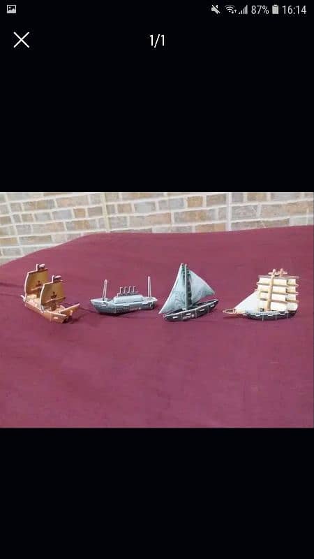 Famous Buildings And Ships Models 1