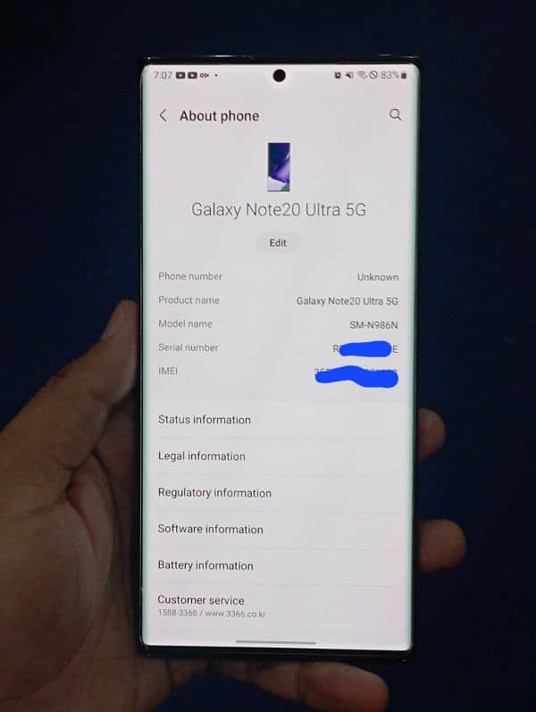 Samsung Note 20 Ultra 5g Non pta 1