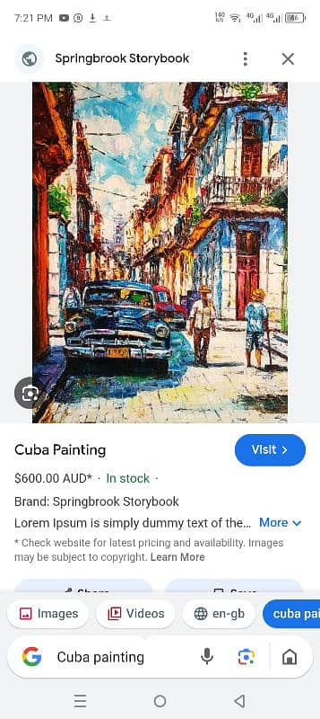 Cuba oil painting 0