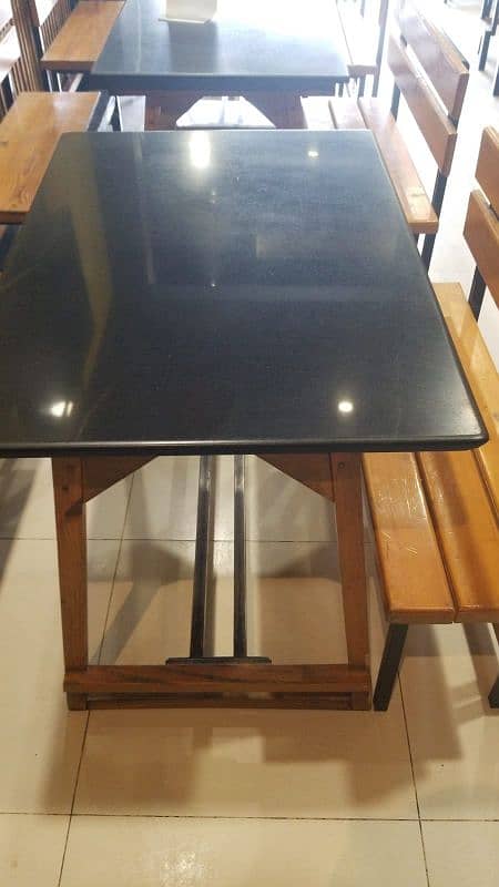 restaurant dine in table,ac,ac,fan, fridge,chair 2