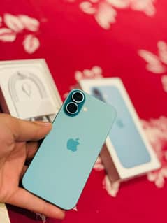 iphone 16 teal just box open uk