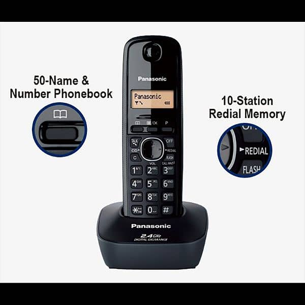 Panasonic 3411 cordless phone contact 03180113329 free delivery 0