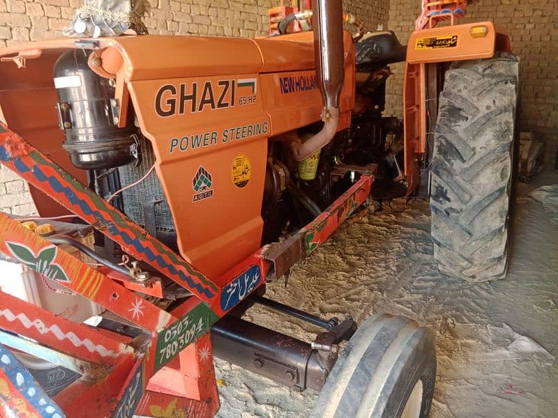 Ghazi tractor power steering one hand use 2