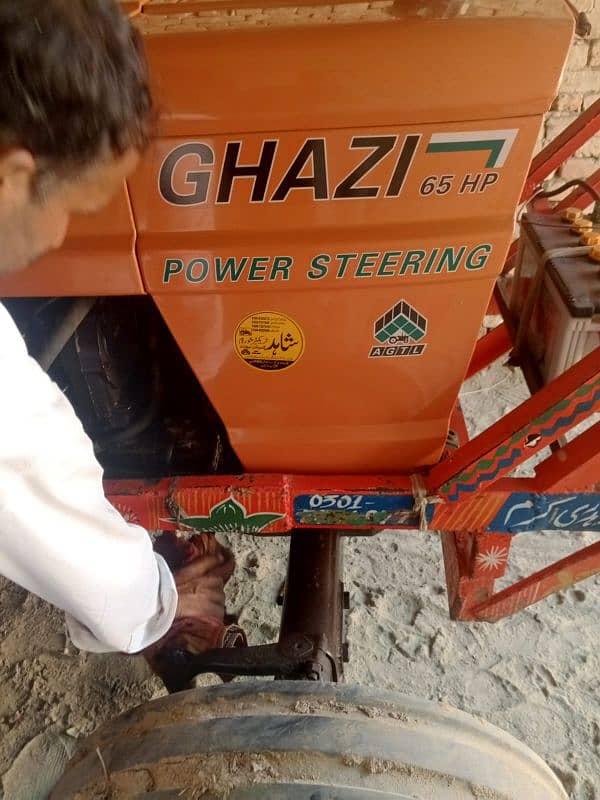 Ghazi tractor power steering one hand use 3