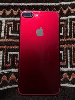 i phone 7 plus red colour 128 Gb battery 75 Registered phone