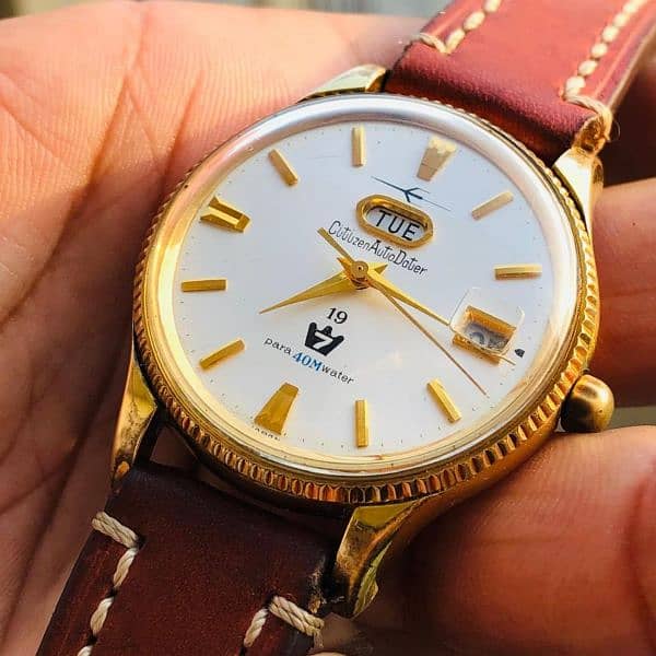 citezan gold plated automatic 2