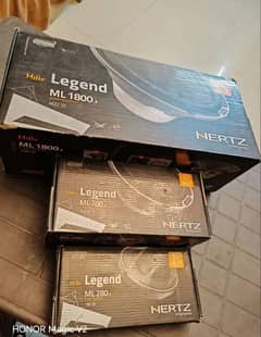 Hertz Mille Legend 3 Way Components Active Setup