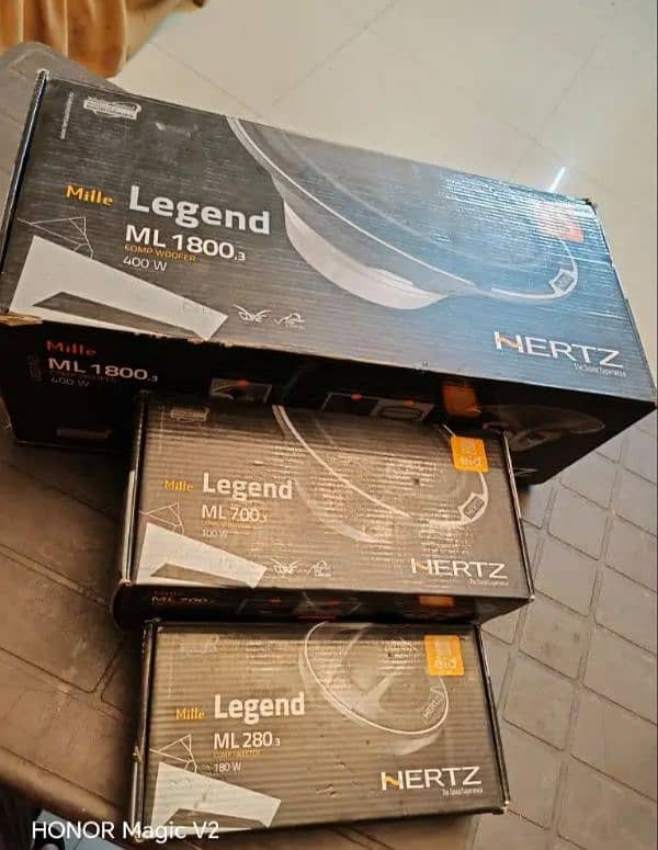 Hertz Mille Legend 3 Way Components Active Setup 0