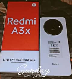 Redmi A3X 3gb 64gb full box new