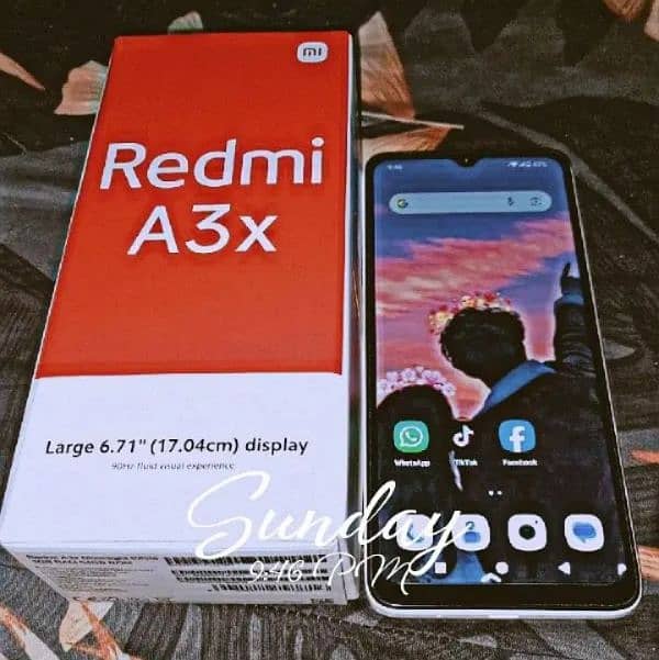 Redmi A3X 3gb 64gb full box new 1