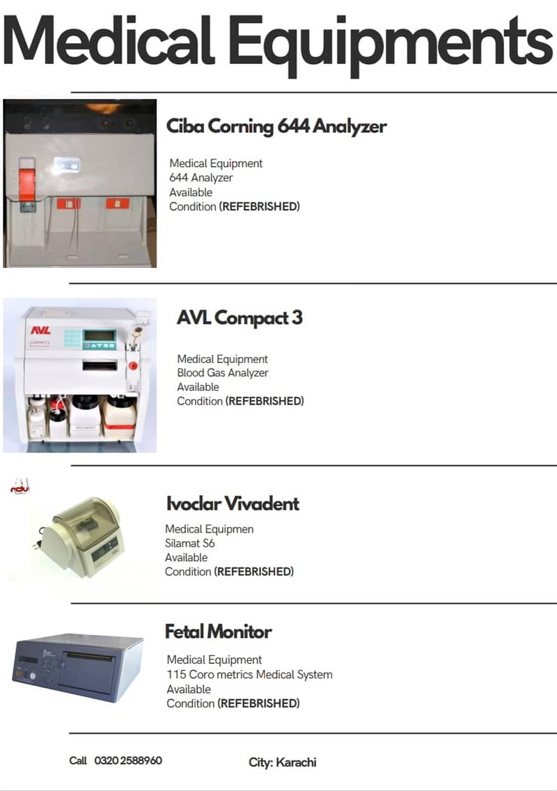 Medical and Dental Equipments 2