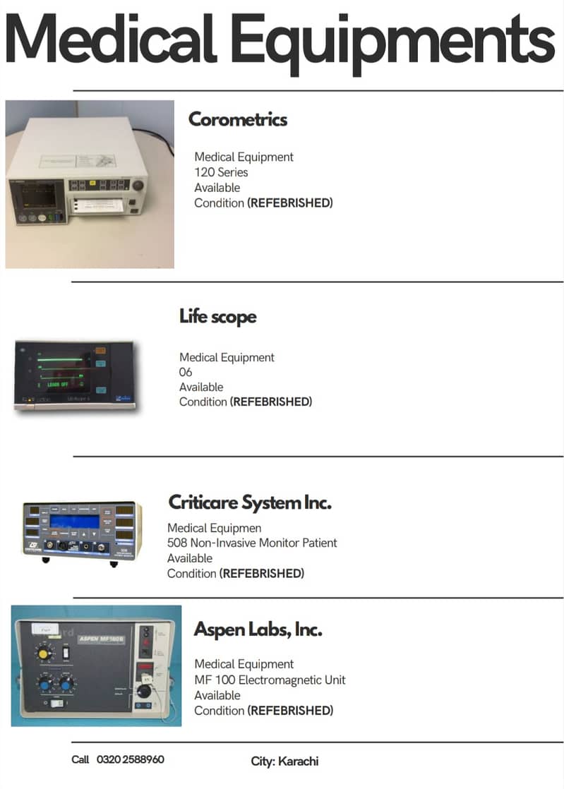 Medical and Dental Equipments 3