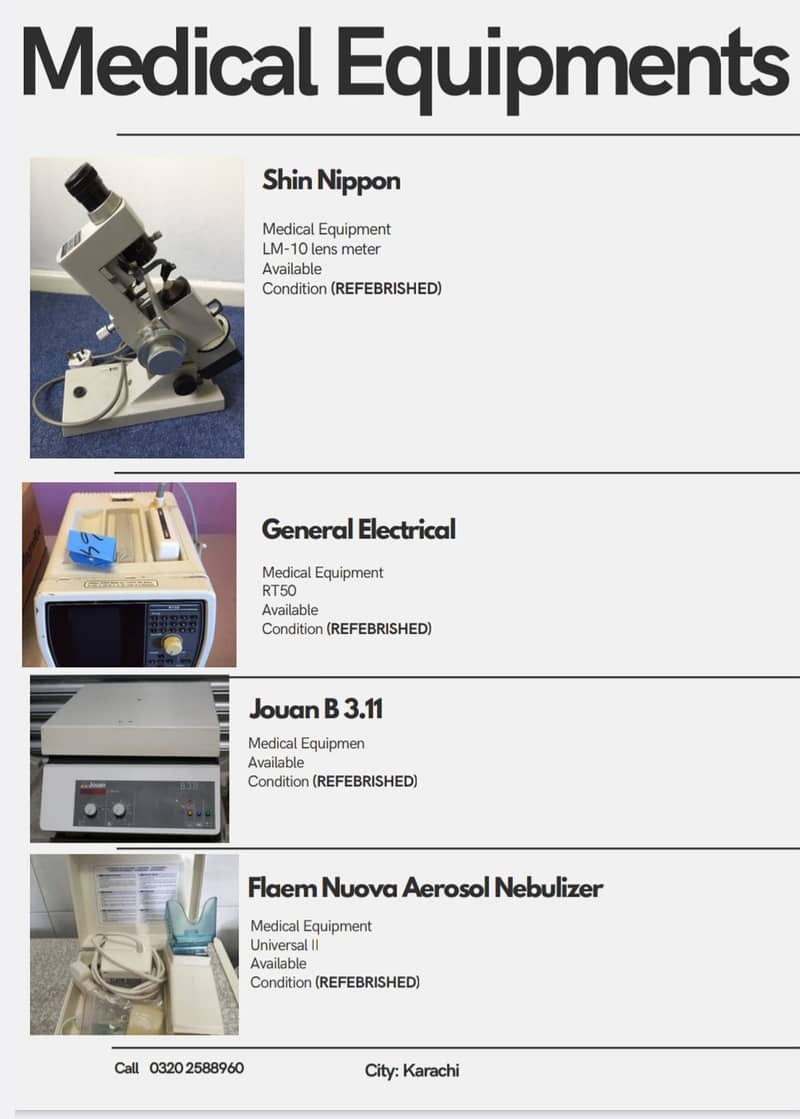 Medical and Dental Equipments 4