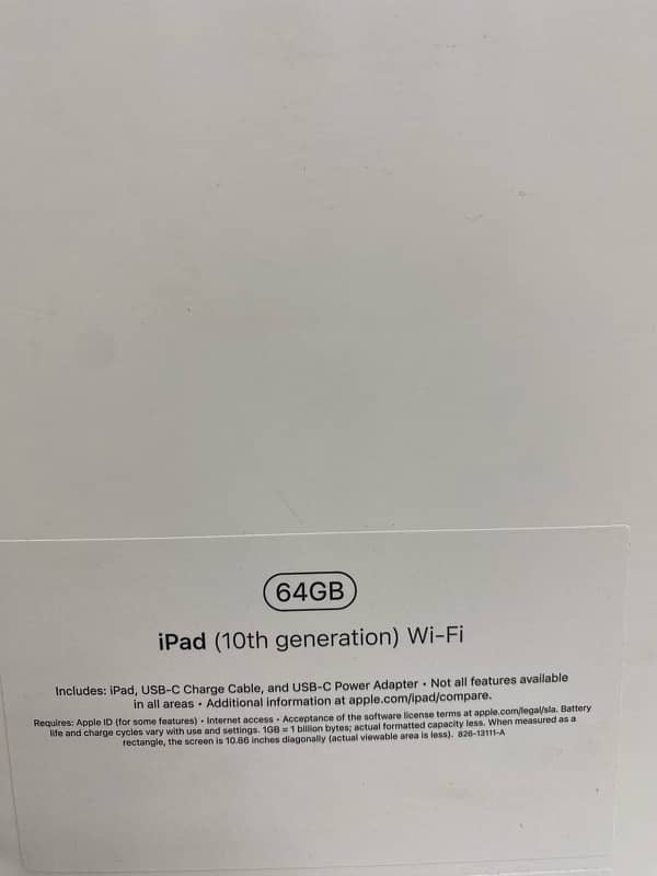 apple ipad 10.64gb. 0